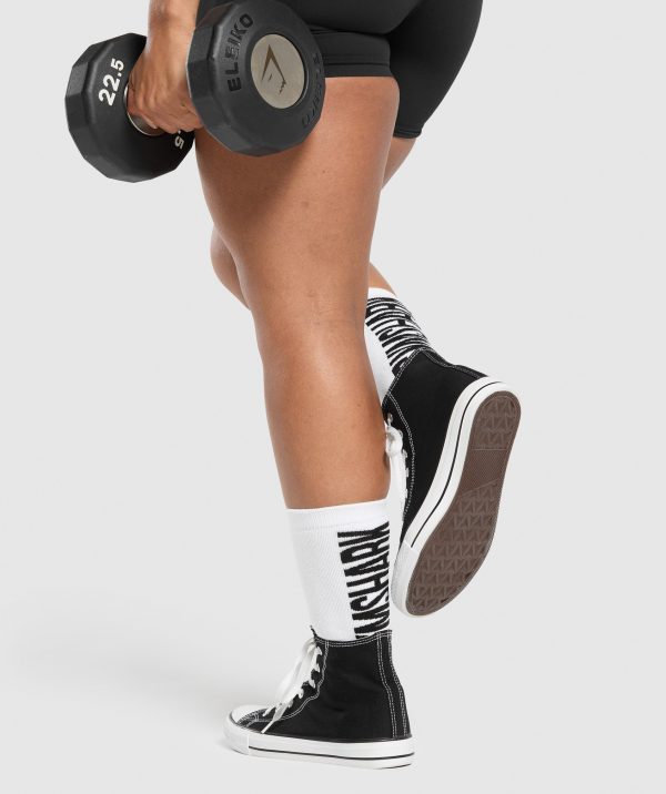 Plush Wordmark Crew Sock - Image 2