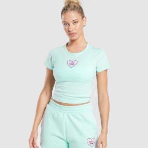 Love Hearts Crop Top