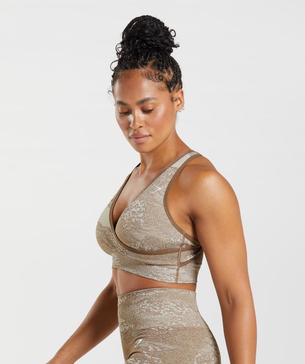 Adapt Camo Seamless Sports Bra - Image 3