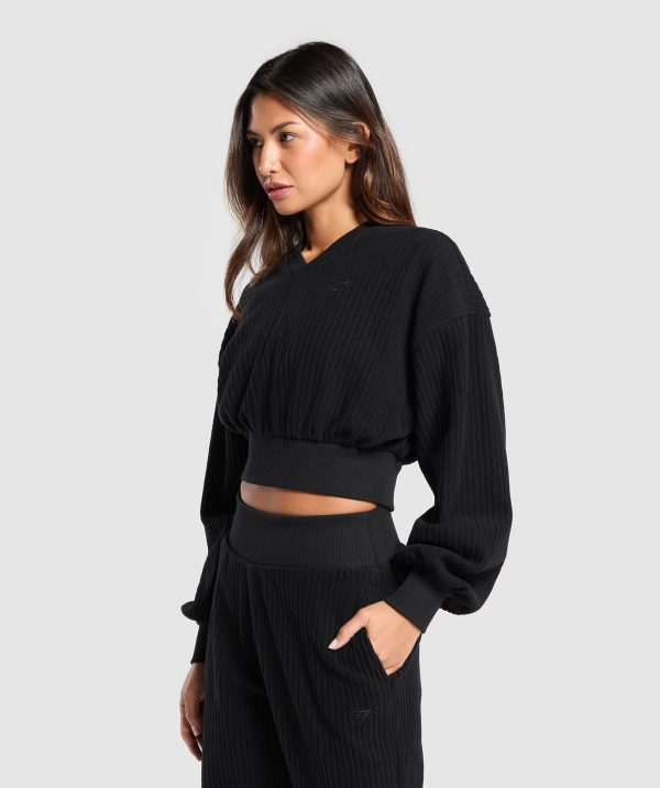 Cropped Cord Sweater - Image 5