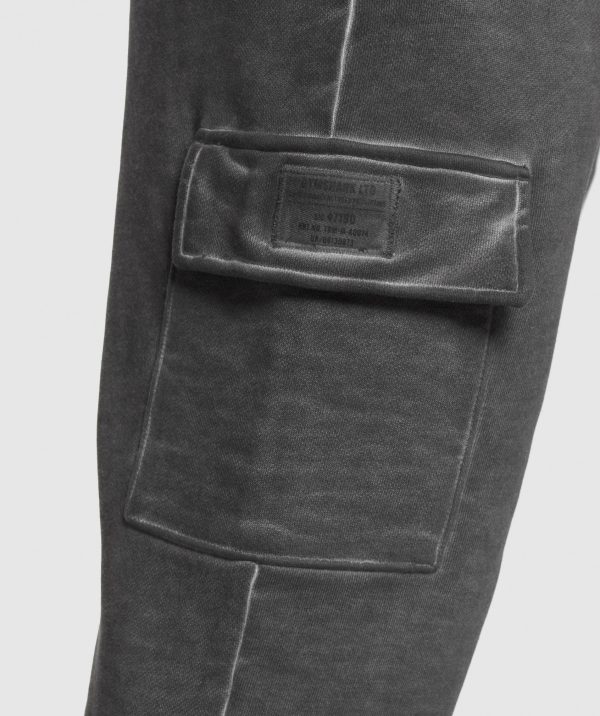 Heavyweight Washed Cargo Joggers - Image 6
