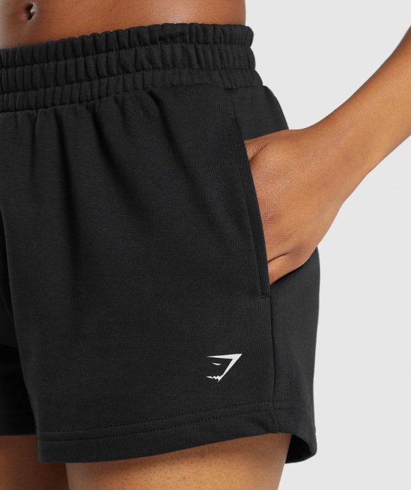 Care Label Graphic Brushed Shorts - Image 5