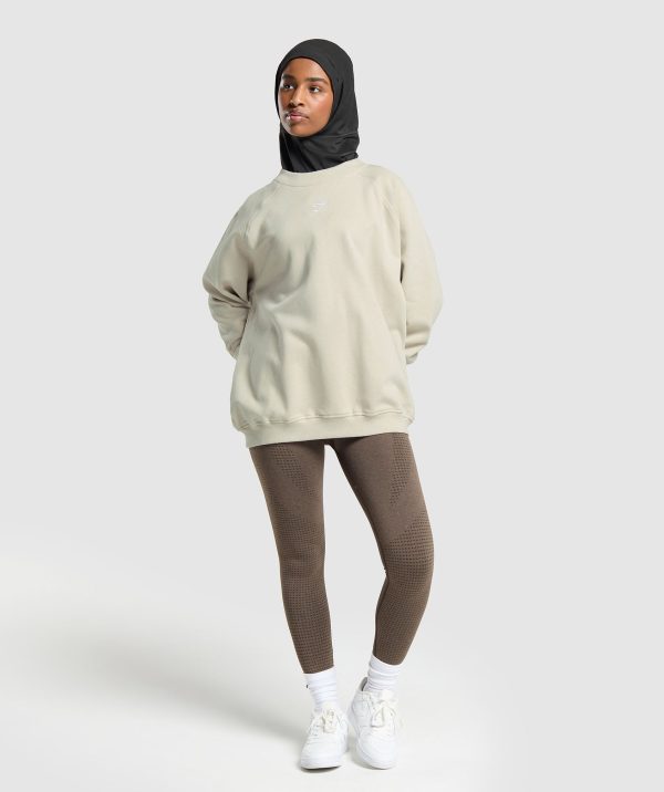 Training Oversized Fleece Sweatshirt - Image 2