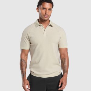 Waffle Polo Shirt