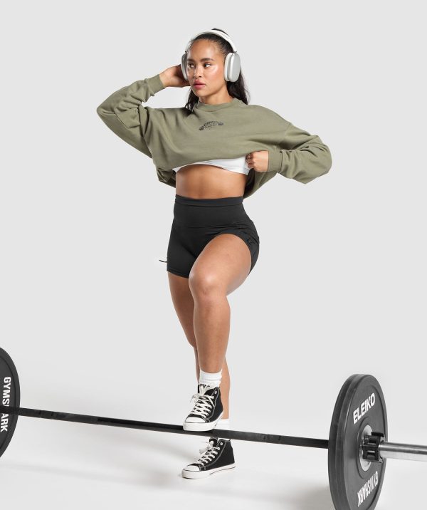 Workout Gear Oversized Sweatshirt - Image 4