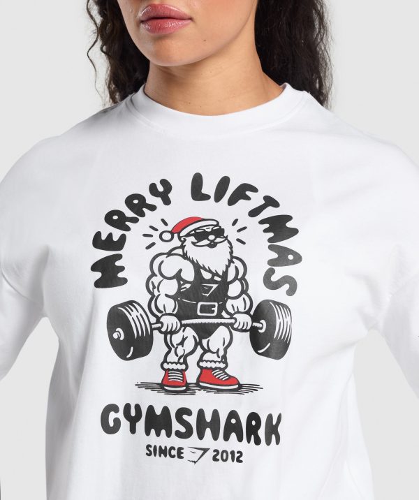 Merry Liftmas Oversized T-Shirt - Image 6