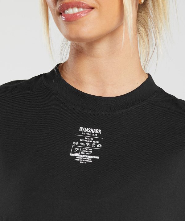 Care Label Graphic Oversized T-Shirt - Image 5