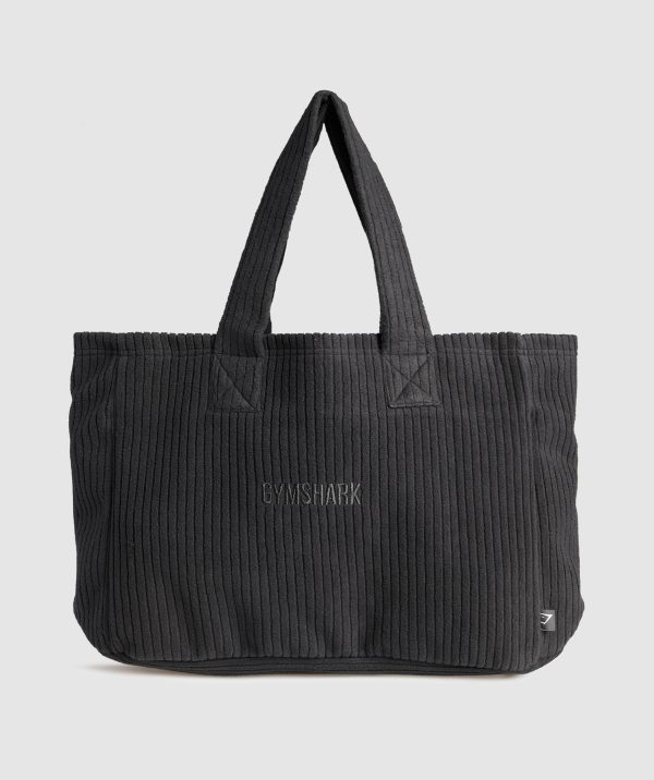 Oversized Cord Tote Bag - Image 3