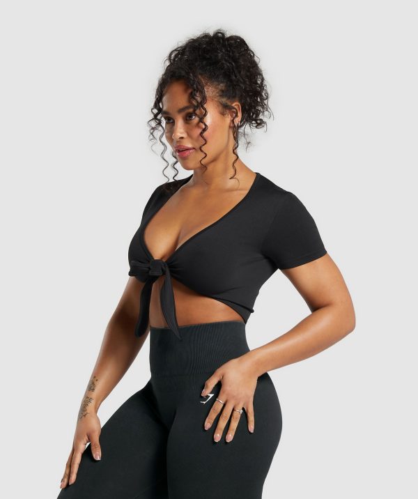 Gains Seamless Fitted Crop Top - Image 3