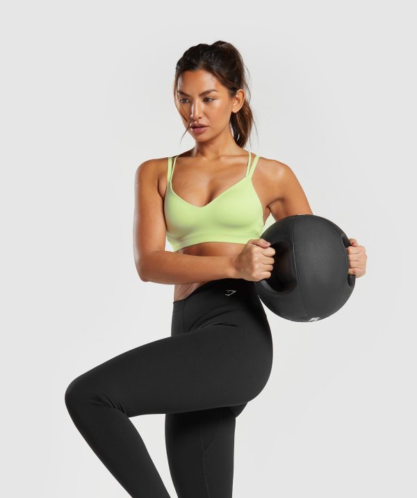 Strappy Back Light Support Sports Bra - Image 4