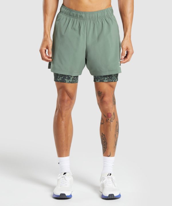 Sport 5" 2 in 1 Shorts - Image 2
