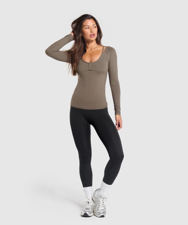 Rest Day Buttery Soft Long Sleeve Top - Image 4
