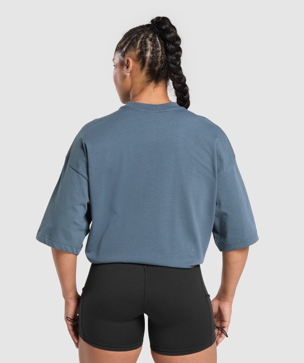 Embroidered Logo Oversized T-Shirt - Image 2