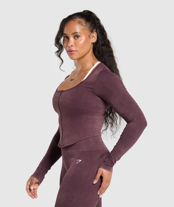 Gains Seamless Zip Up - Image 3