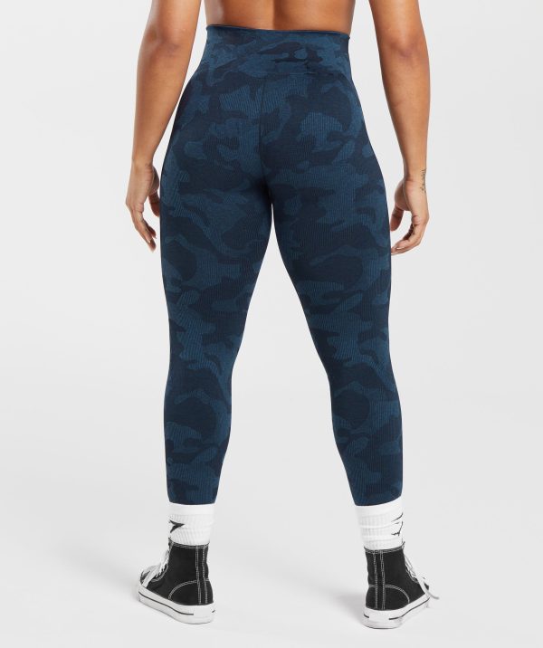 Adapt Camo Seamless Ribbed Leggings - Image 2