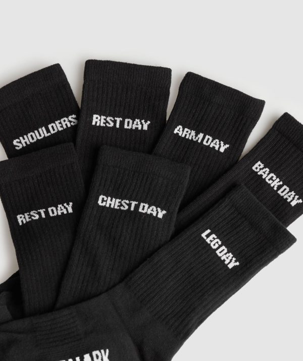 Graphic Crew Socks 7PK - Image 2