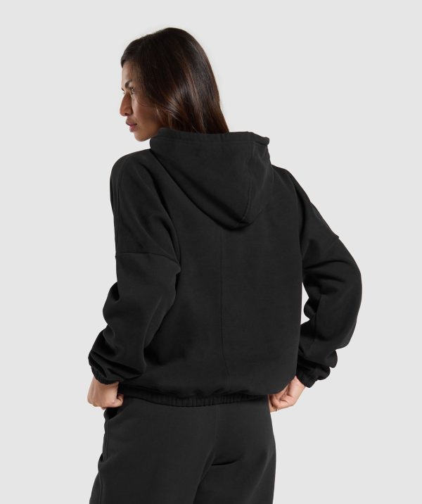 Fleece Oversized Hoodie - Image 2
