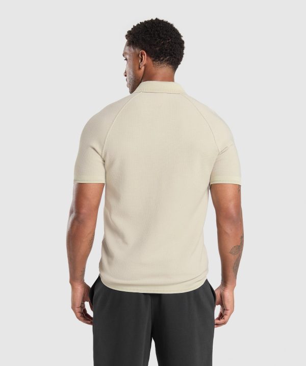 Waffle Polo Shirt - Image 2