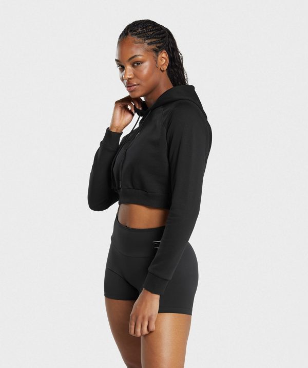 Training Fleece Cropped Hoodie - Image 3