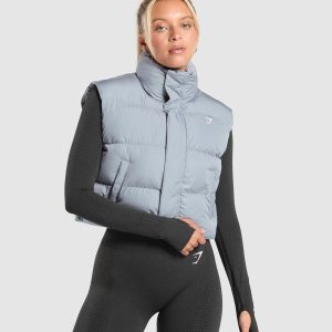 Cropped Midi Gilet