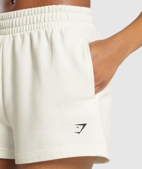 Care Label Graphic Brushed Shorts - Image 4