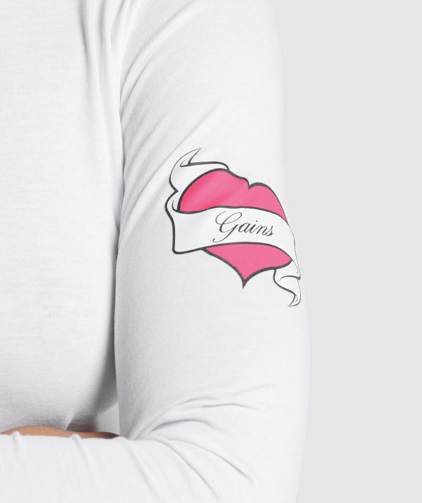 Tattoo Midi Long Sleeve T-Shirt - Image 6