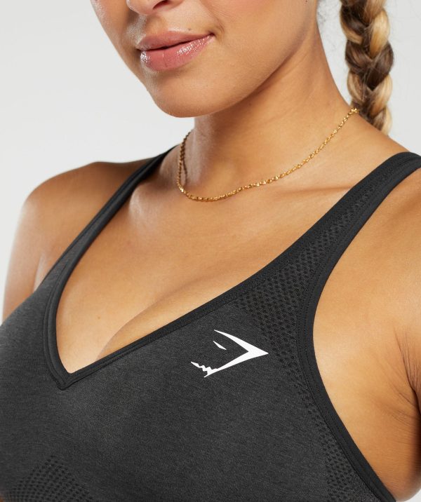 Vital Seamless 2.0 V Neck Sports Bra - Image 5