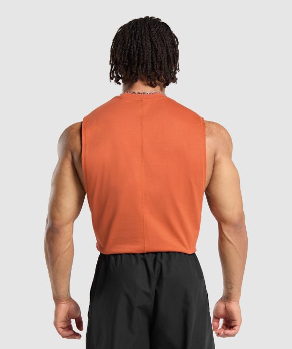 Premium Lifting Boxy Cut Off Tank - Image 2
