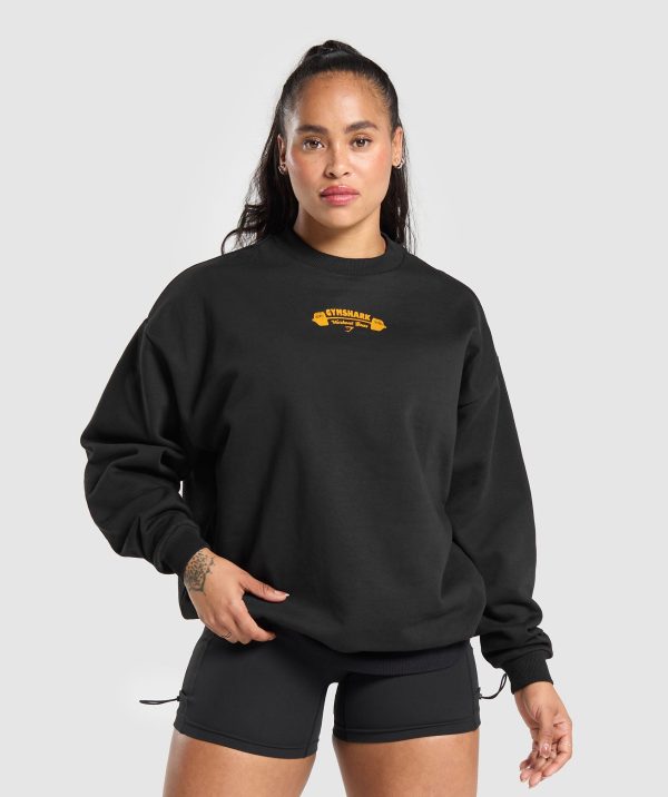Workout Gear Oversized Sweatshirt - Image 2