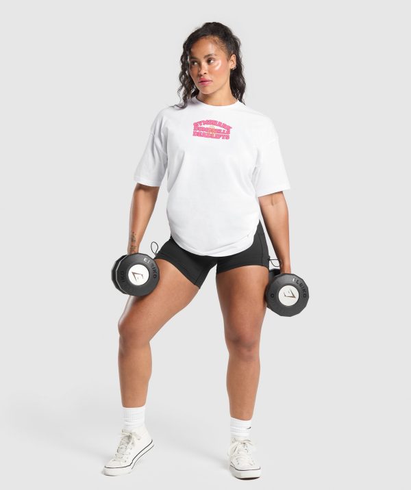 Dumbells & Deadlifts Oversized T-Shirt - Image 4