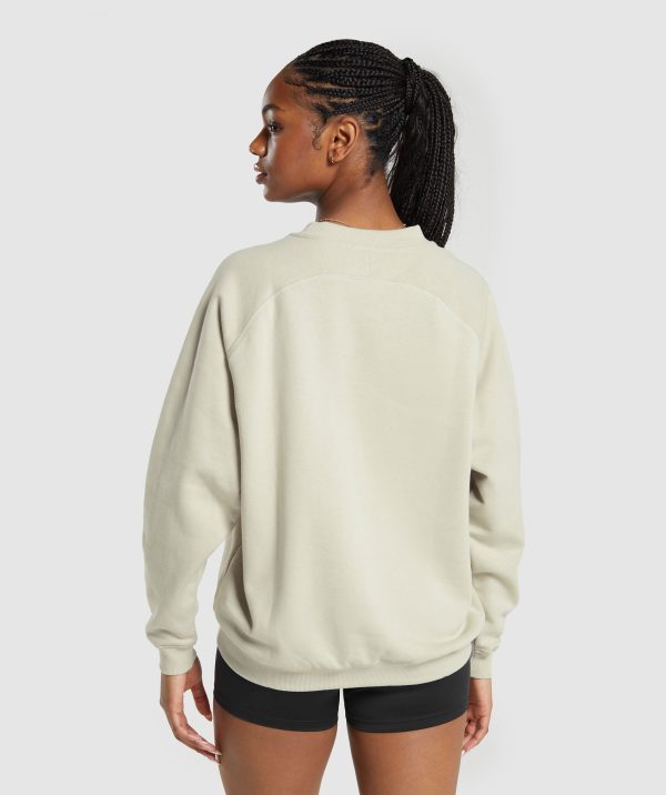 Training Oversized Fleece Sweatshirt - Image 4