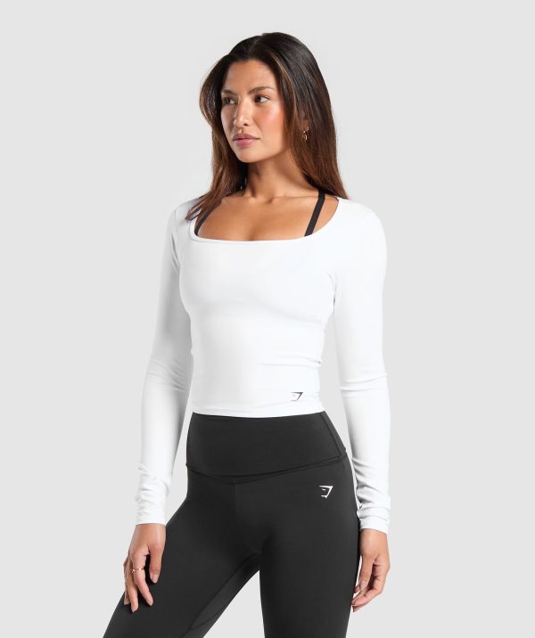 Everyday Long Sleeve Midi Top - Image 3
