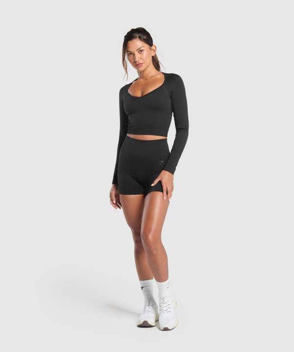 Corset Seamless Long Sleeve Top - Image 5