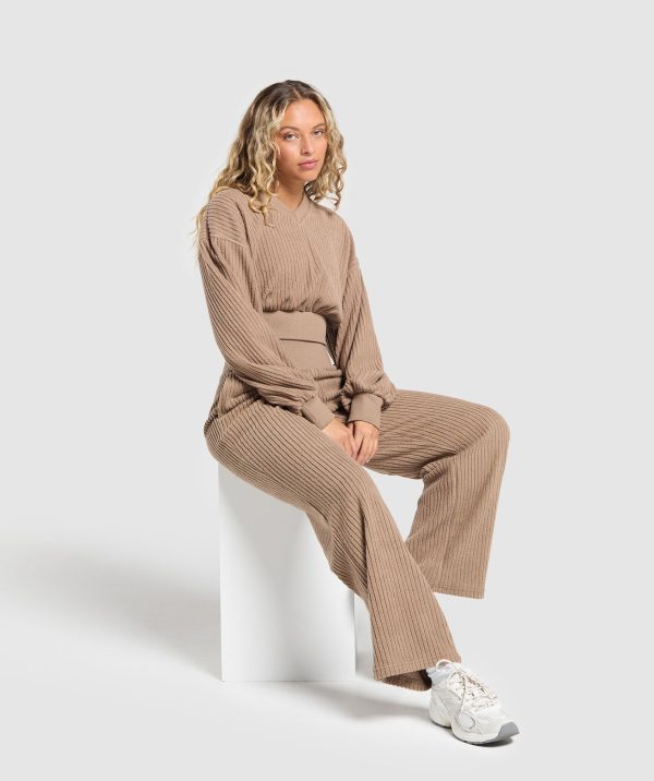 Cord Flared Trousers - Image 5