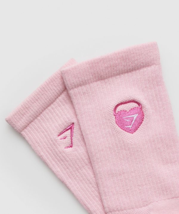 GFX Love Heart Cutie Crew Sock Single - Image 2