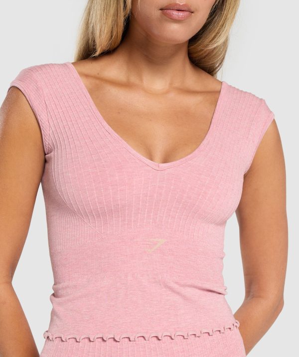 Rest Day Seamless Modal Crop Top - Image 5