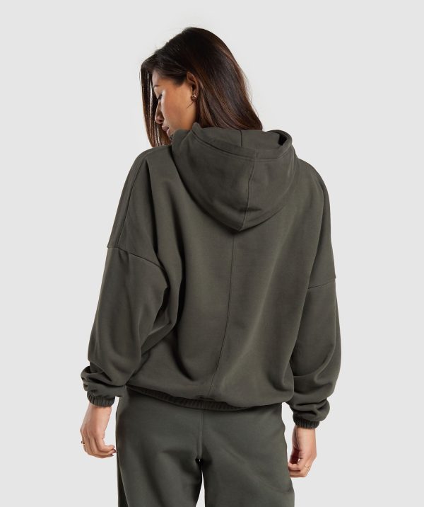 Fleece Oversized Hoodie - Image 2