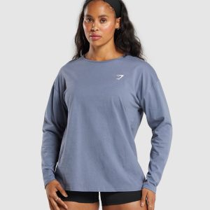 Training Oversized Cotton Long Sleeve Top