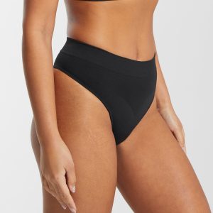 Seamless High Waisted Thong
