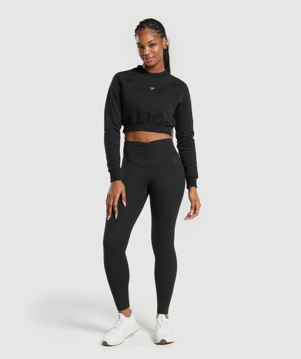 Training Fleece Cropped Sweatshirt - Image 4