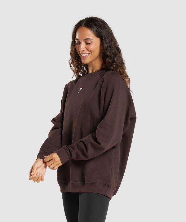 Training Oversized Fleece Sweatshirt - Image 3