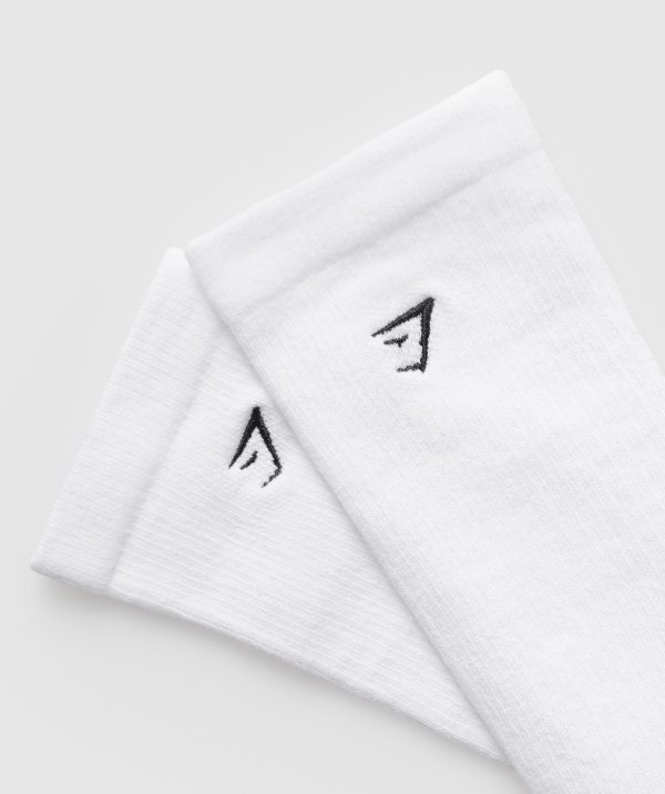 Embroidered Terry Single Socks - Image 2