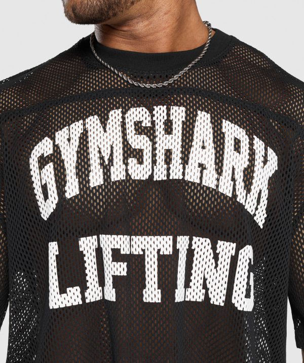 Mesh Oversized T-Shirt - Image 7