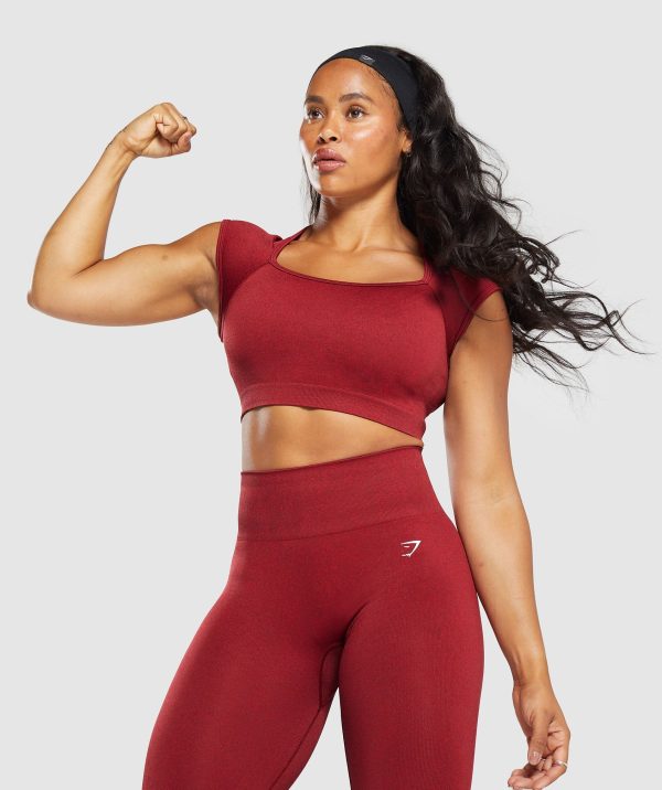 Adapt Fleck Seamless Crop Top - Image 7