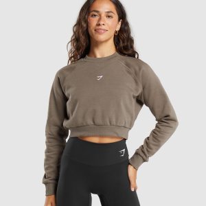 Training Fleece Cropped Sweatshirt