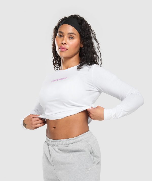 Lifting Baddie Midi Long Sleeve Top - Image 5