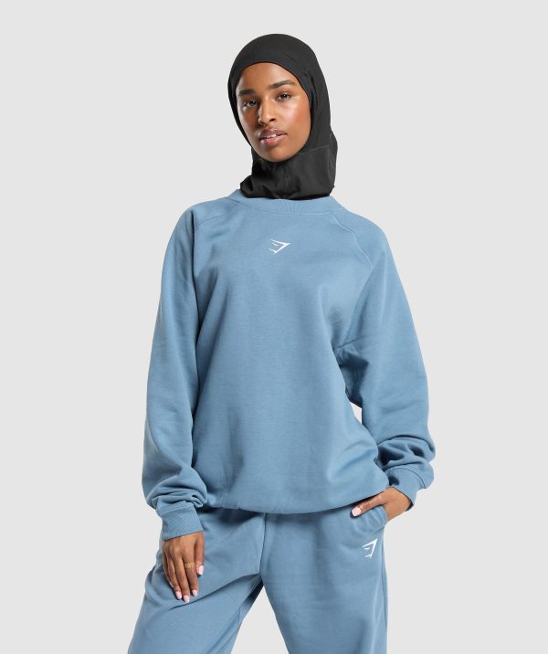Training Oversized Fleece Sweatshirt - Image 3