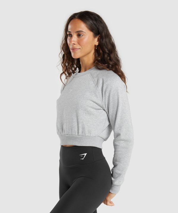 Training Fleece Cropped Sweatshirt - Image 3