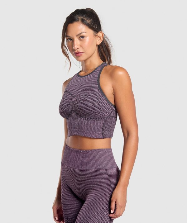 Sport Seamless Cropped Tank - Image 3
