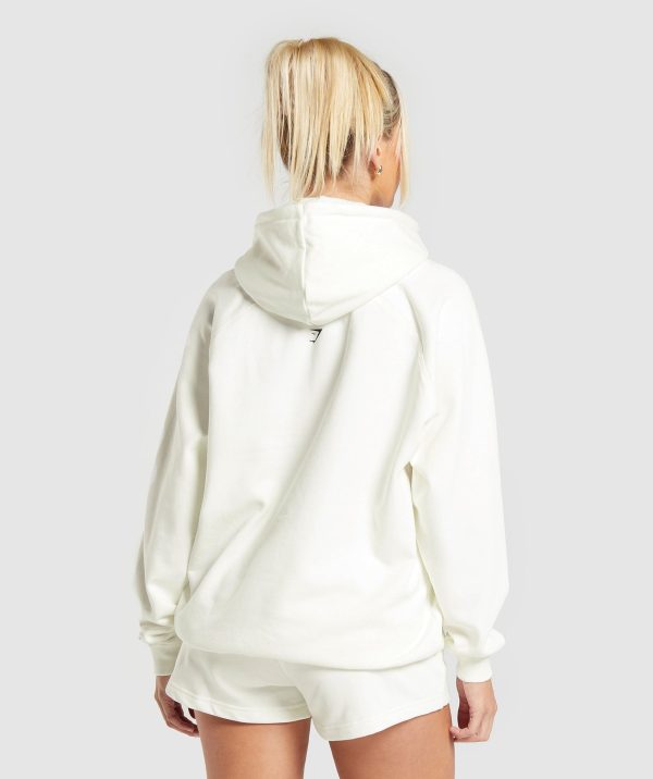 Care Label Graphic Brushed Hoodie - Image 2
